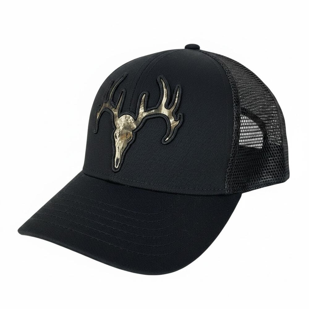 NWT NEXT CAMO Hat Cap MESH BACK Black ONE SIZE